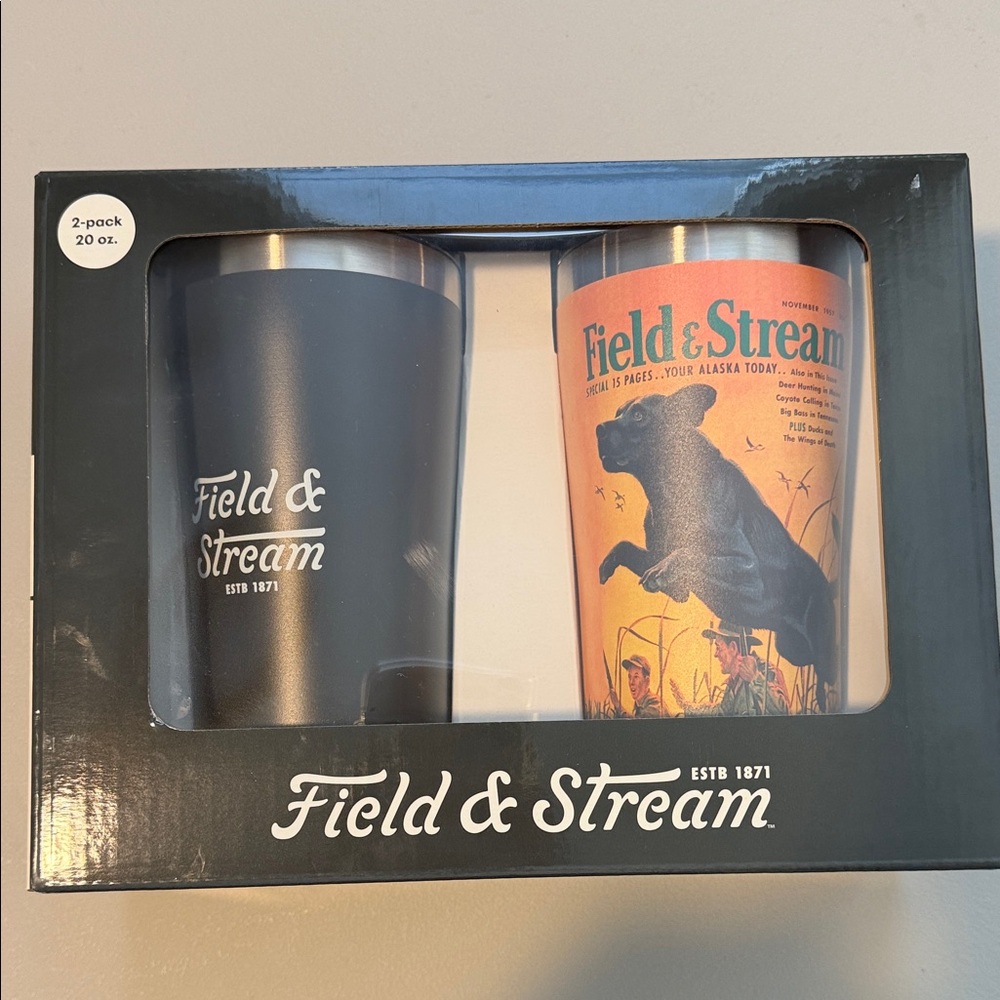 Field & Stream Black Lab and Wildlife Tumbler Set